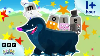 Alphablock M and the Mole | Learn to Read and Spell for Kids Compilation | Alphablocks