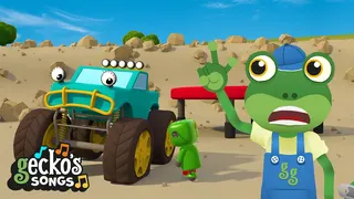 5 Little Monster Trucks Stunt Song | Gecko's Garage 🚚 | Cartoons For Kids | Toddler Fun Learning