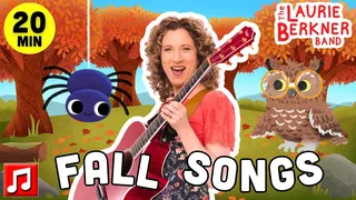Fall Songs for Kids 🍂 20 Minutes of Autumn Music & Movement | Laurie Berkner