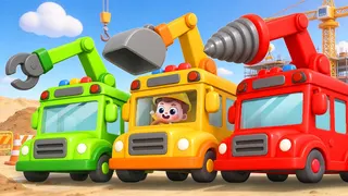 Wheels on the Rescue Bus | Learn Colors with Bus | Superhero Song | Kids Songs | BabyBus