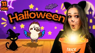Halloween for Toddlers with Ms Moni - Kookie's First Halloween - Trick or Treat, Colours & Counting