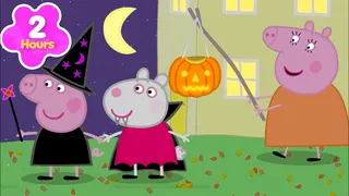 Peppa Pig Goes TRICK OR TREATING! 🎃 | Halloween Party Special | Peppa Pig Official Full Episodes