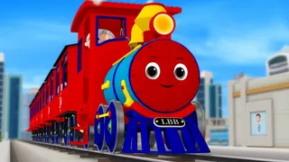 All Aboard the Colorful Train! | Fun Train Song for Kids | 👼Little Baby Bum - Preschool Playhouse