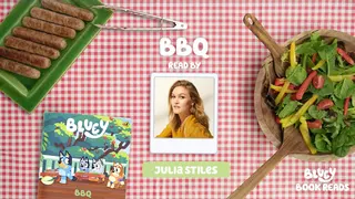 BBQ Bluey Book Read Aloud by Julia Stiles | Bluey Book Reads 💙