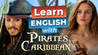 Learn English with PIRATES OF THE CARIBBEAN — Jack Sparrow and Elizabeth