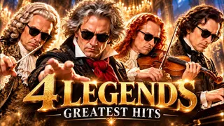 4 LEGENDS ⚡ Bach × Beethoven × Vivaldi × Chopin | 1 Hour Classical Techno Greatest Hits