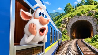 Booba - Train Ride - Episode 28 - Cartoon for kids