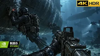 Attack on the Submarine Fleet - Call of Duty MW3 DLSS 5 | ULTRA Realistic Gameplay RTX 5090 4K PS5