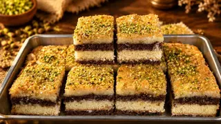 یک شیرینی، سه بافت خوشمزه ،آموزش شیرینی تر نارگیلی دو‌رنگ؛ دستوری که جای دیگه ای پیدا نمیکنی