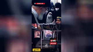 حضور رهبر انقلاب بر مزار شهید پوریا احمدی...