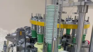 پوریا پلاست . تولید لیوان یکبارمصرف