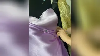 آموزش دوخت لباس مجلسی