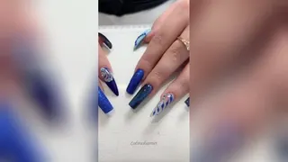 نمونه کاشت ناخن حرفه ای/ سالن زیبائی زهرا شمیعی