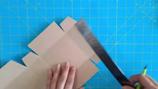 آموزش ساخت جعبه کرافت درب متصل