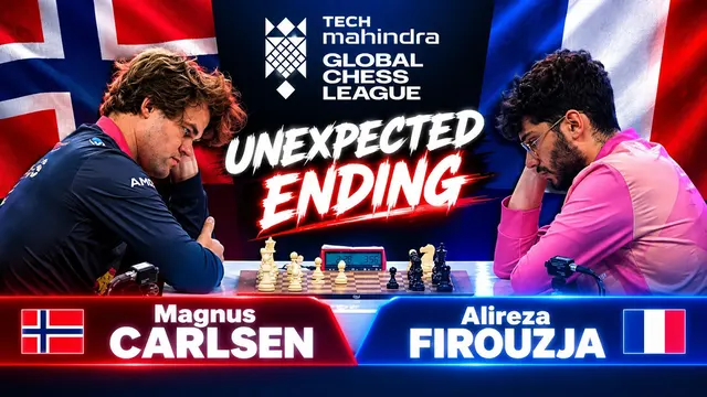 Unexpected Ending. 🤯 | Magnus Carlsen vs Alireza Firouzja