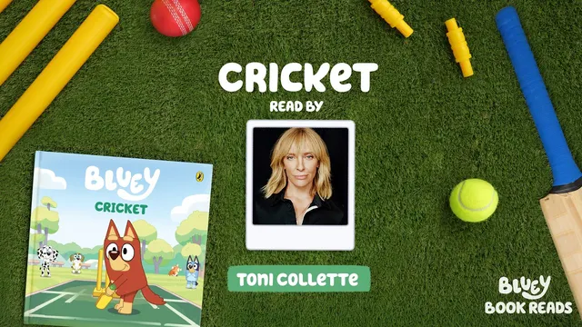 Cricket Bluey Book Read Aloud by Toni Collette 🏏 | Bluey Book Reads 💙 | Bluey