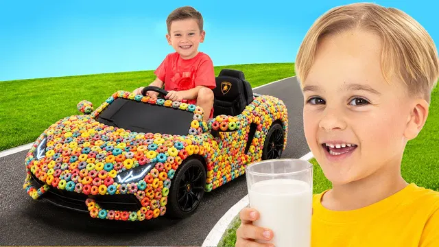 Candy Cars Challenge for kids