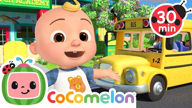 Wheels on the Bus 🚍 | CoComelon – Preschool Learning Songs | School Bus Song for Kids