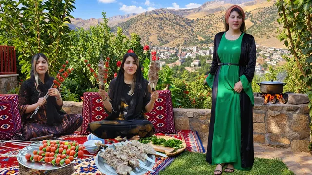 Life Far From Civilization: Stuffed Chicken, Shishlik & Okra Stew in IRAN