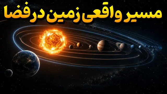 زمین واقعاً در فضا چگونه حرکت می‌کند؟ | مسیر واقعی زمین