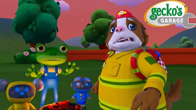 🔥Firefighting Friends | Gecko's Garage 🚚 | Cartoons For Kids | Toddler Fun Learning