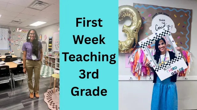 First week of Third Grade Teacher mom of 6!
