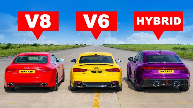 Every Audi RS5 DRAG RACE!