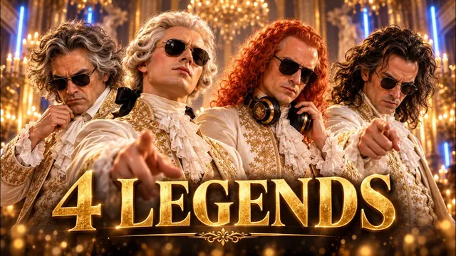MOZART × VIVALDI × PAGANINI × BACH 🔥 4 Classical Legends in Techno