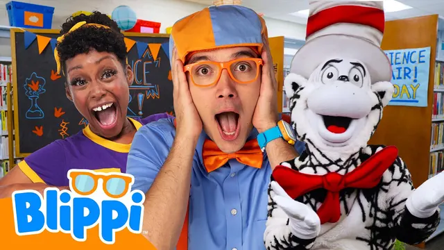 Blippi and The Cat in the Hat Science Fair 🐈 | Super STEM Show! | Educational Kids VIdeos