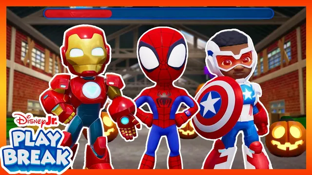 Spidey and The Avengers Team-up to Stop Gobby! 🕷️💚 | Brain Break Game | Play Break | Disney Jr.