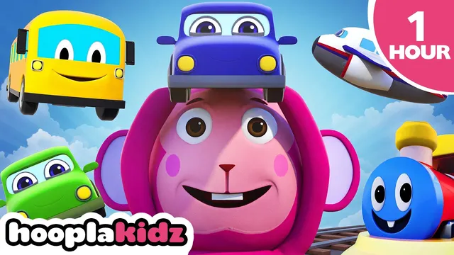 Vehicles Song | Sing Along Kids Songs | HooplaKidz