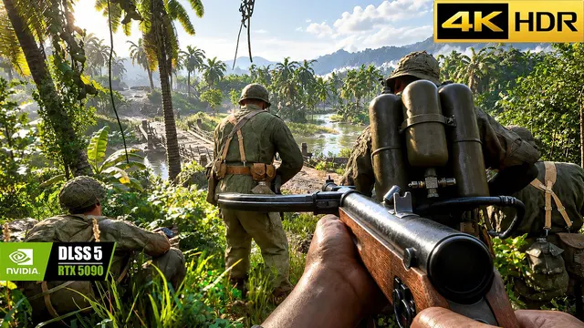 DLSS 5 Call of Duty PACIFIC WAR | ULTRA Realistic Graphics Gameplay RTX 5090 4K 60FPS