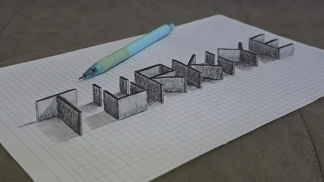 3d drawing easy Türkiye on paper for beginner