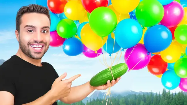 یک خیار به فضا فرستادم! 🥒 🚀🔥