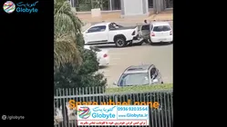 لحظه سرقت لاستیک زاپاس تویوتا هایلوکس