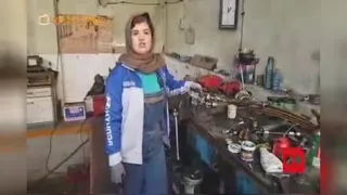 زنی که مکانیک شد