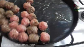 قیمه با گوشت قلقلی