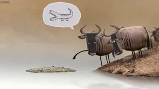 انیمیشن کوتاه گوزن Wildebeest animation