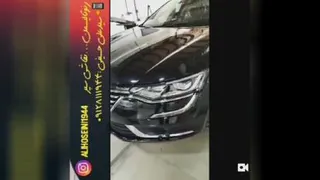 صافکاری پی دی آر رنو تالیسمن لبه درب موتور