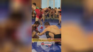 تمرینات دیدنی کشتیگیران روس💯