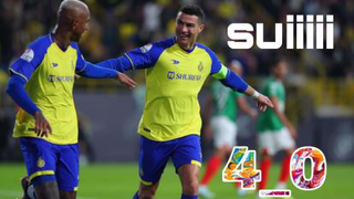 درخشش رونالدو _ النصر 4 : الوحده 0