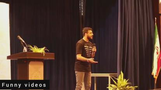 استندآپ کمدی ابوطالب حسینی در داشگاه شریف تهران
