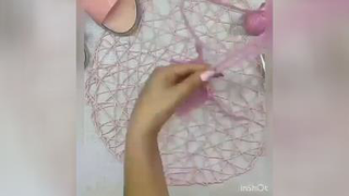آموزش صندل مکرومه(تزیین دمپایی)