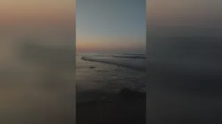 غروبی زیبا در ساحل بابلسر