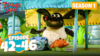 Timmy Time Season 1 Episode 42-46 | Back to School 🚌🔔