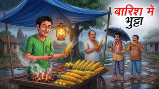 बारिश में भुट्टा | Baarish Mein Bhutta | Hindi Kahaniya | Animated Stories