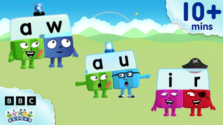 Long Vowels AU AW IR | Lesson Thirty - Phonics Made Easy | Alphablocks