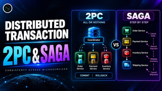 🚀 Distributed Transactions Explained | 2PC & Saga Pattern | EP-10