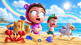 Build A Sand Castle | Beach Song | + MORE Joy Joy World