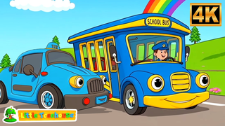 Wheels on the Vehicle Go Round and Round | Kids Songs & Rhymes